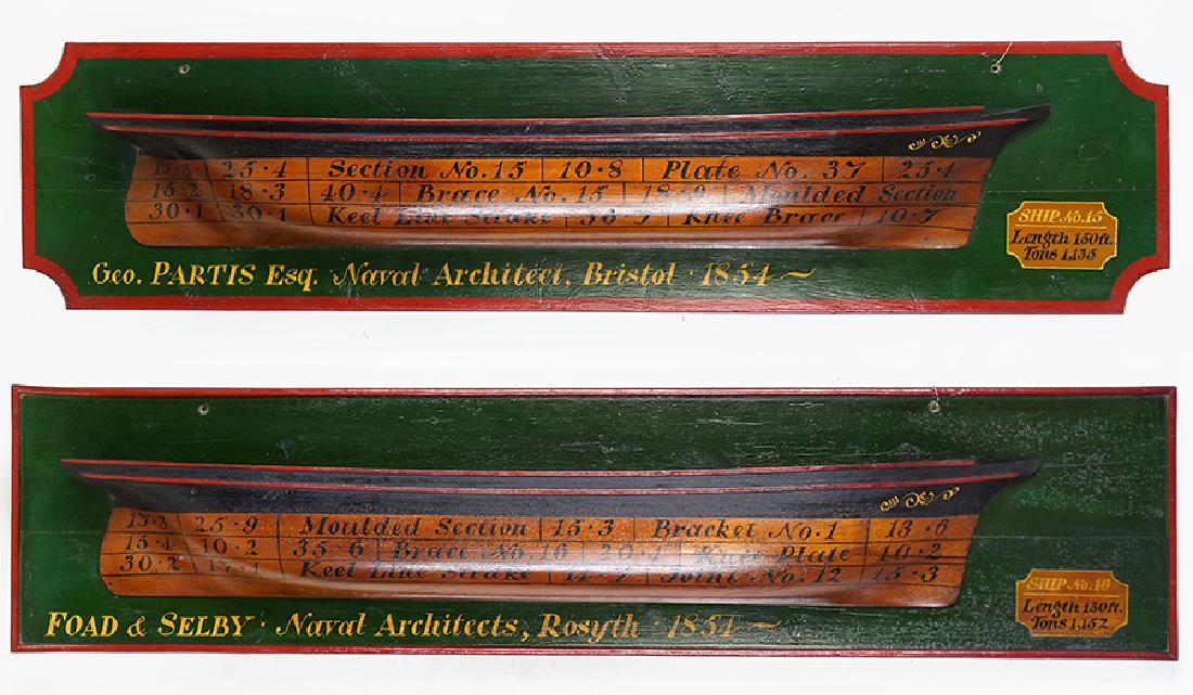 Two British Ship Hull Models. (1 of 1)