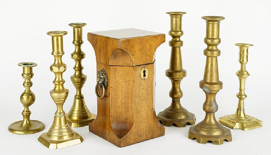 A Mahogany Tea Caddy. (1 of 1)