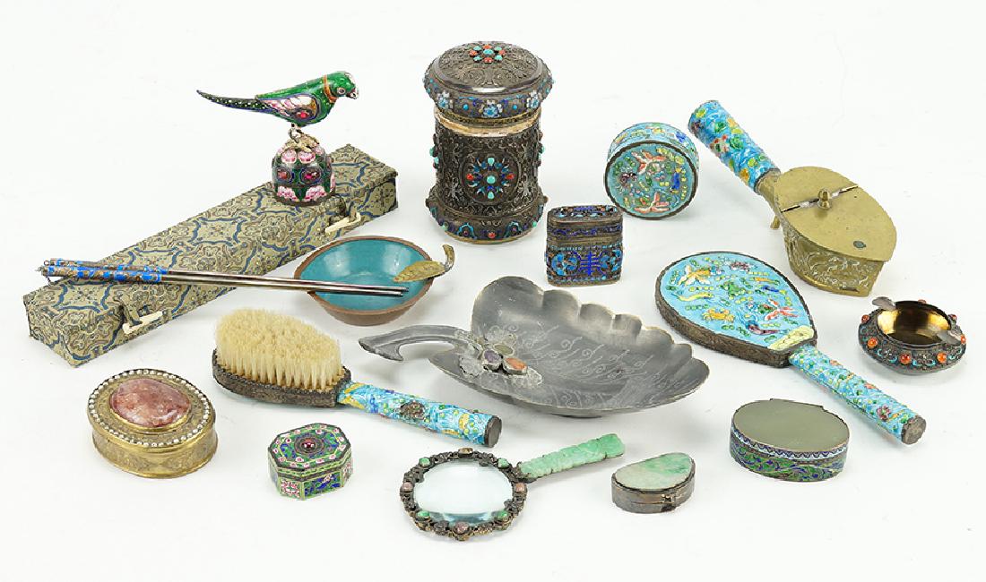 A Collection of Chinese Enameled Articles. (1 of 1)