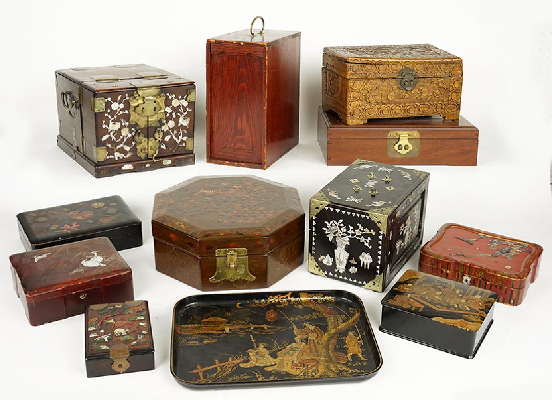 A Collection of Asian Boxes. (1 of 1)