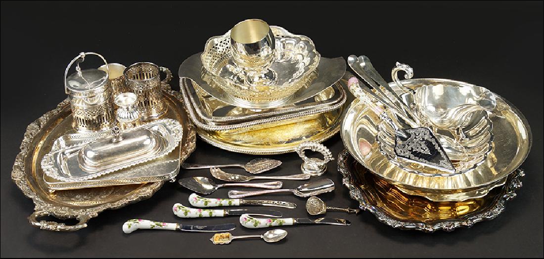 A Collection of Silverplate. (1 of 1)