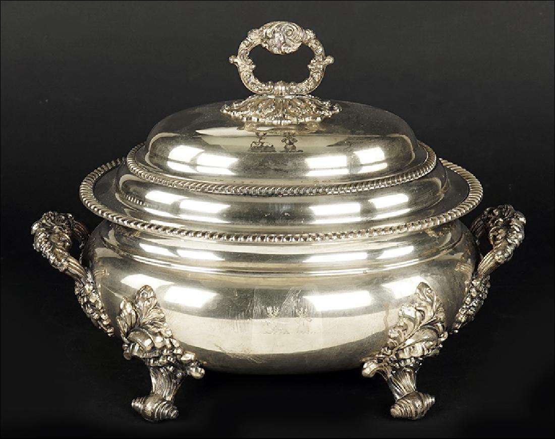 An English Silverplate Tureen. (1 of 1)