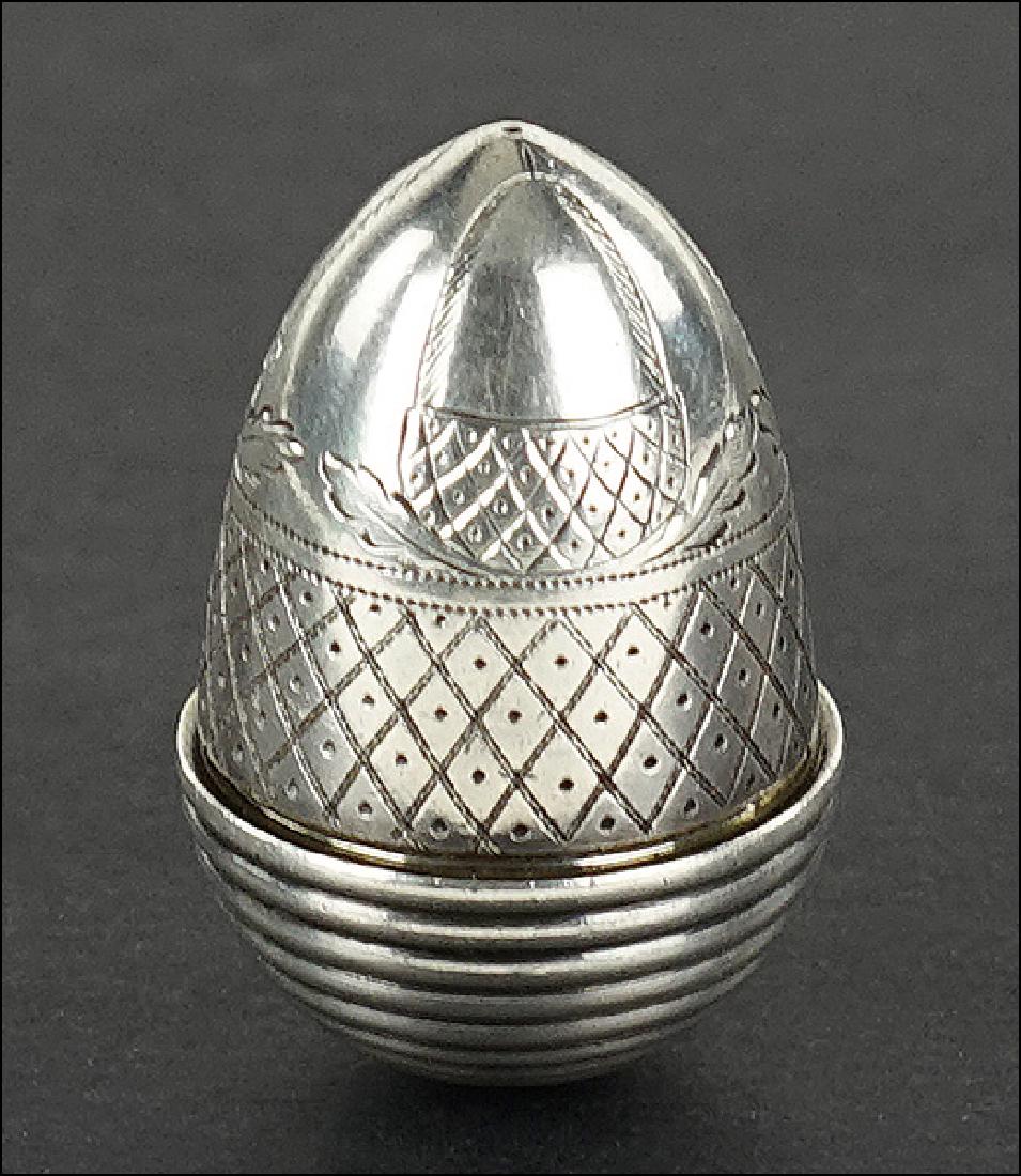 An English Silver Nutmeg Grater. (1 of 5)