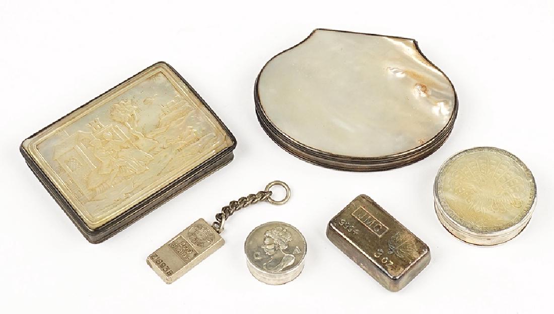 Three Mother-Of-Pearl Boxes. (1 of 1)