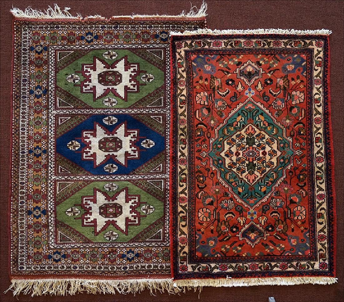 Two Persian Wool Rugs. (1 of 1)