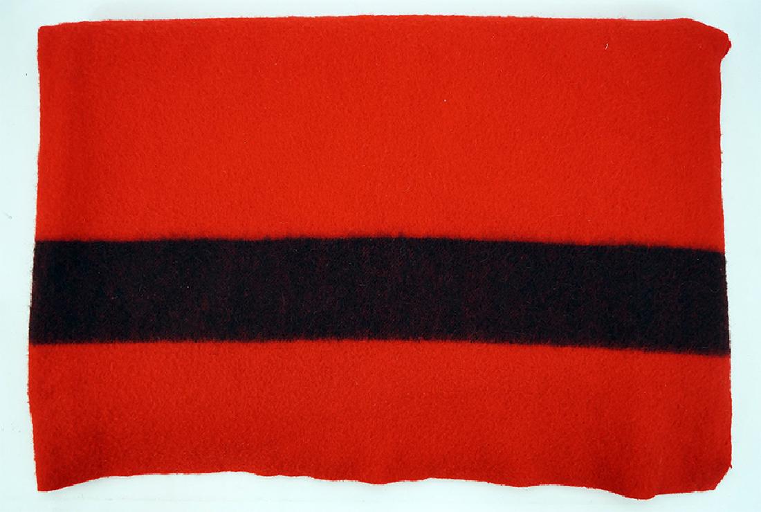 A Hudson's Bay Red Wool Blanket. (1 of 1)
