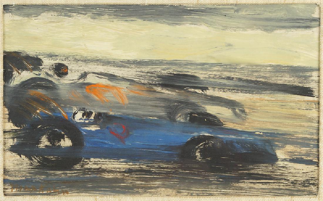 Max Kahn (American, 1903-2005) Home Stretch. (1 of 2)