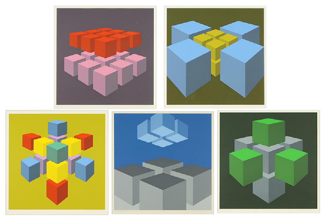 Marko Spalatin (American, B. 1945) Cubes. (1 of 1)