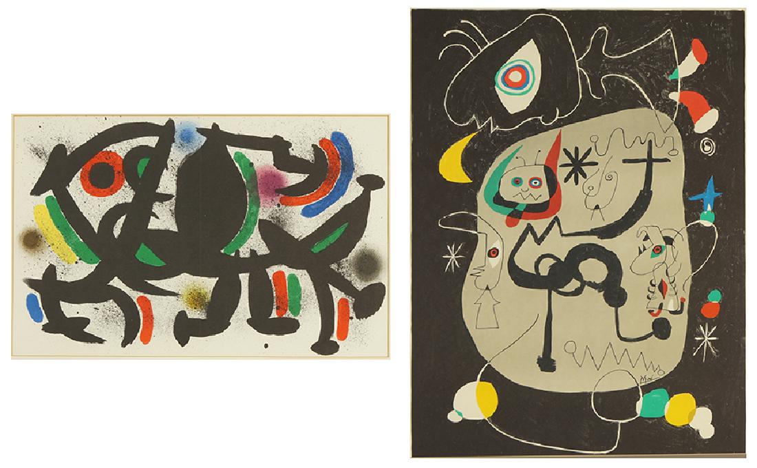 Joan Miro (Spanish, 1893-1983) Composition VIII. (1 of 1)