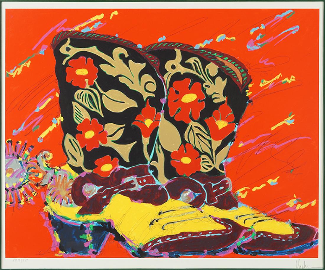 Artist Unknown (American, 20th Century) Cowboy Boots. (1 of 1)