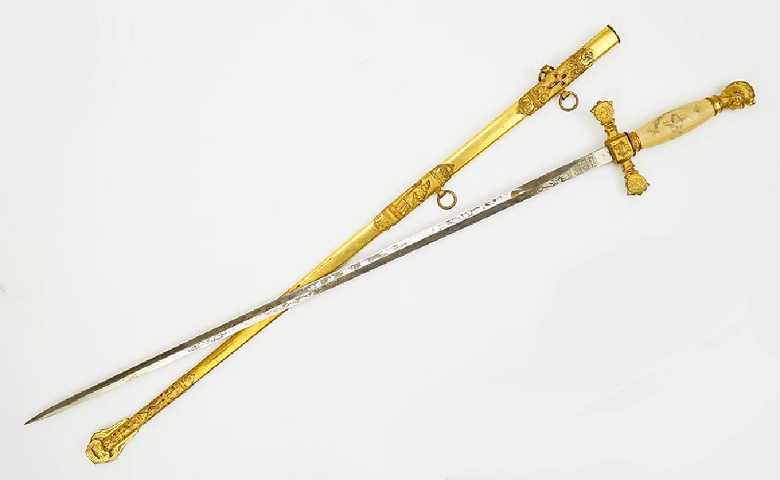 Masonic Ceremonial Sword. (1 of 2)