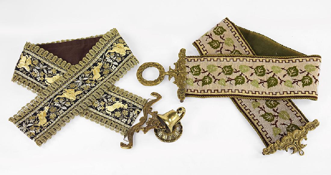 A Needlepoint Bell Pull. (1 of 1)