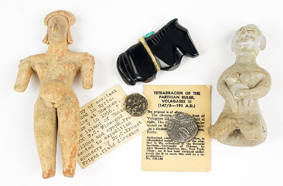 Two Mesopotamian Fertility Figures. (1 of 1)