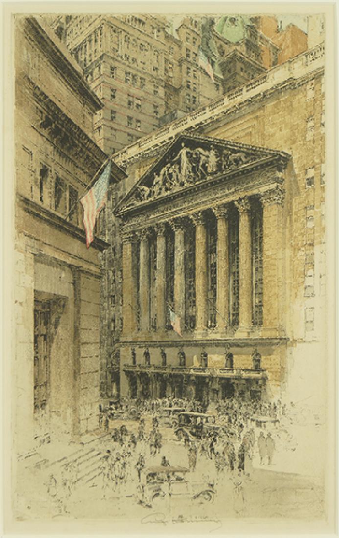Luigi Kasimir (Austrian, 1881-1962) New York Stock (1 of 1)