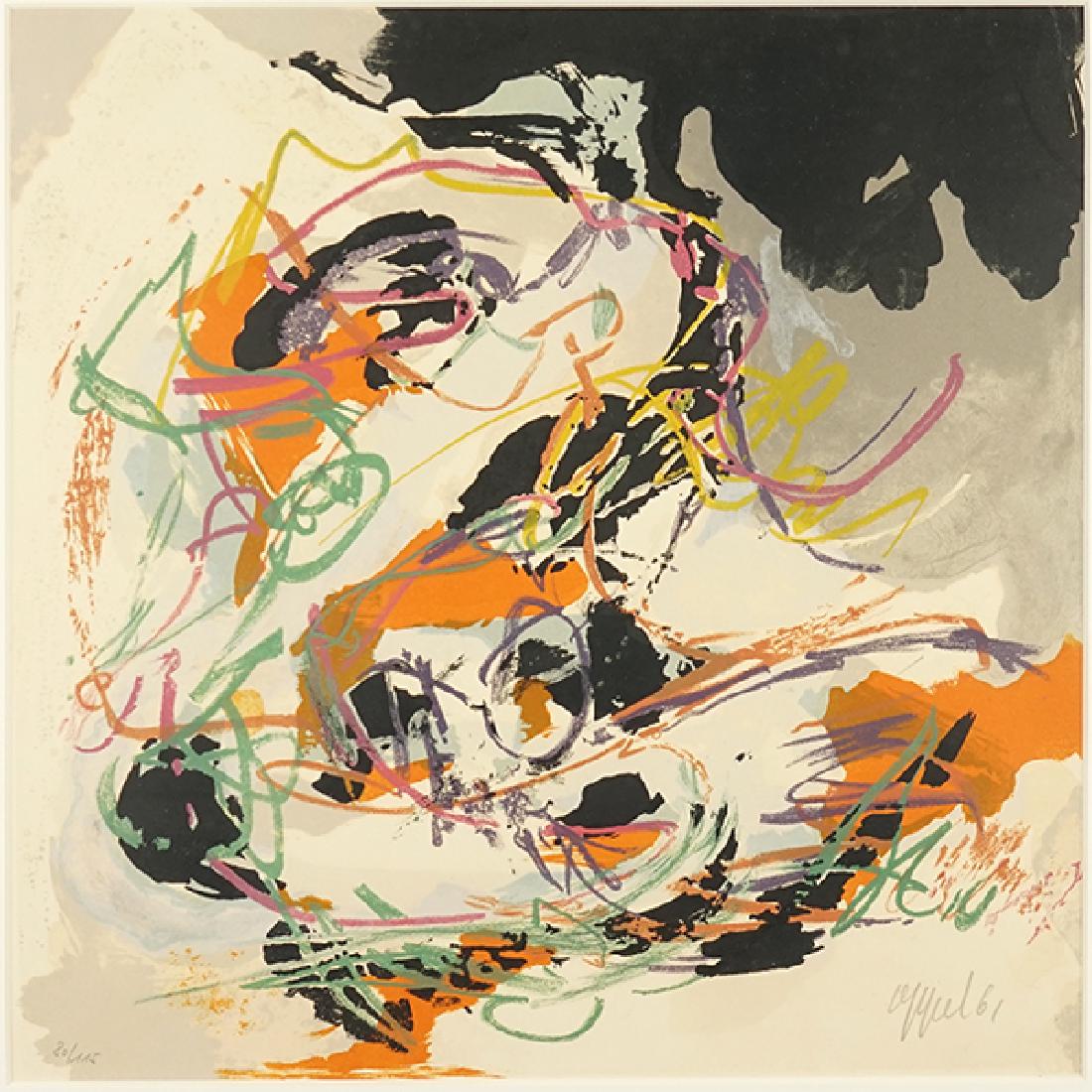 Karel Appel (Dutch, 1921-2006) From 'Paysages Humains'. (1 of 5)