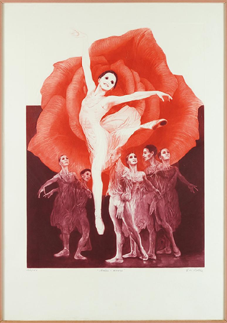 Gatja Helgart Rothe (German, 1935-2007) Arise Arose. (1 of 2)