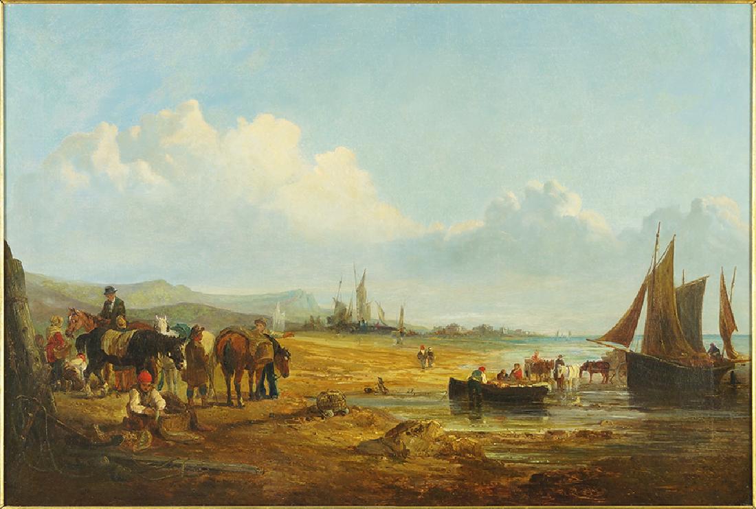 William Shayer (British 1811-1892) After The Catch. (1 of 1)