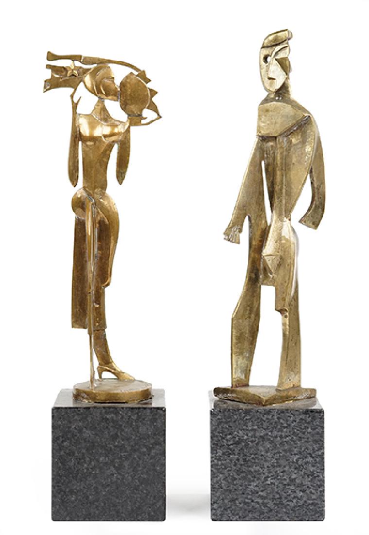 James King (20th Century) Two Sculptures. (1 of 1)