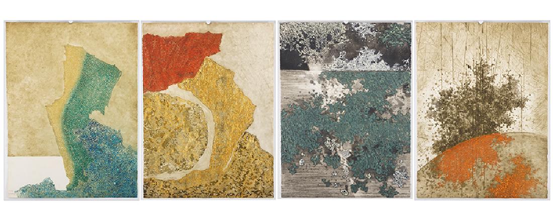 Yannick Ballif (French, 1927-2009) Four Color Relief (1 of 1)