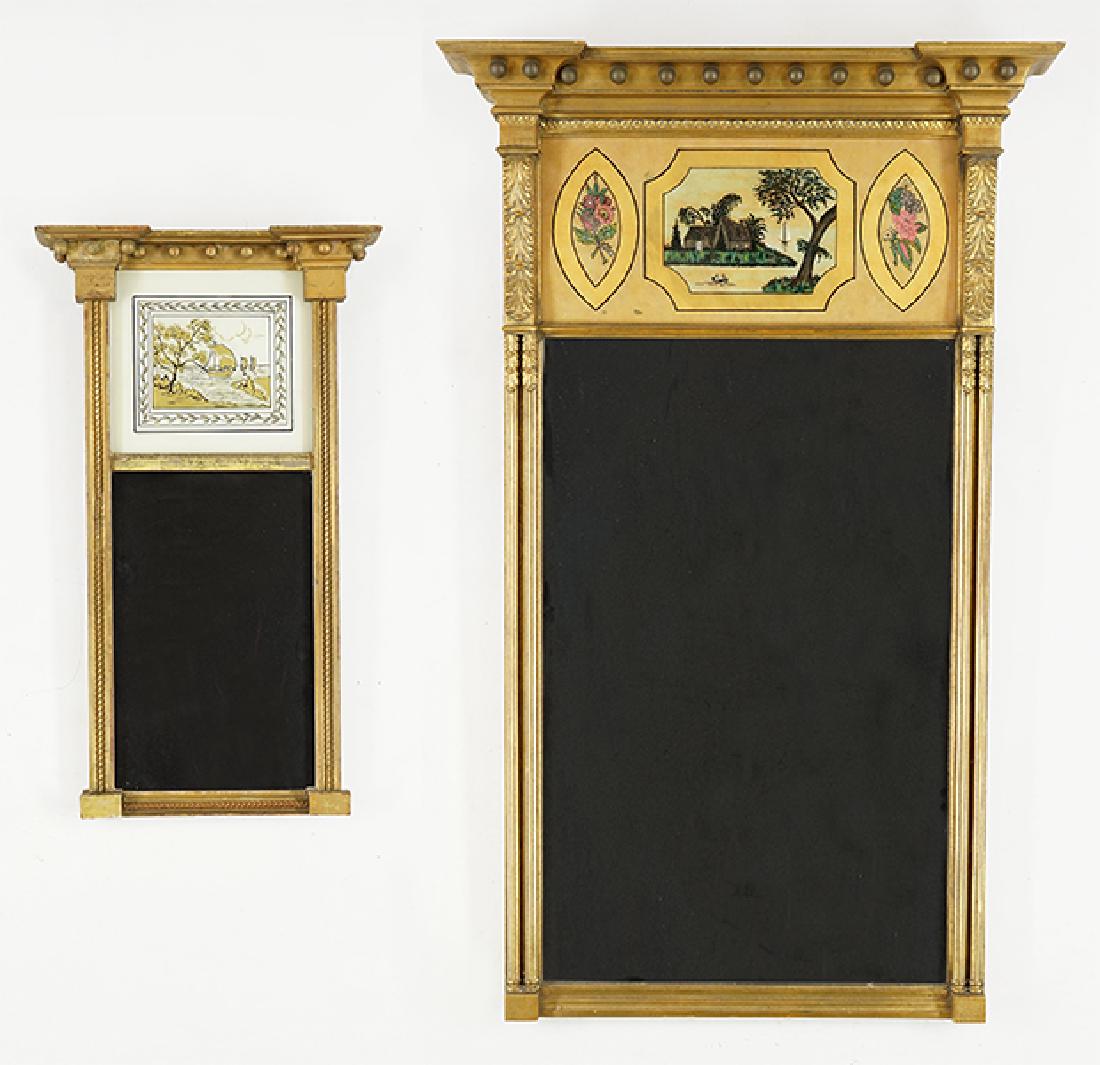 Two Federal Style Mirrors. (1 of 1)