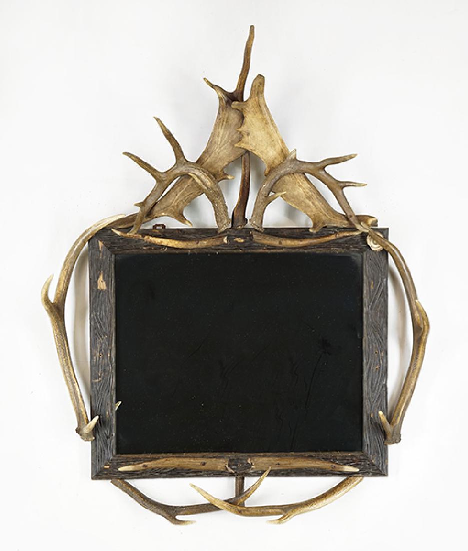 A Wood Frame Mirror. (1 of 1)