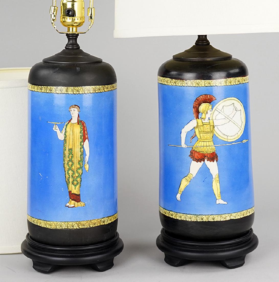 A Pair of English Table Lamps. (1 of 2)