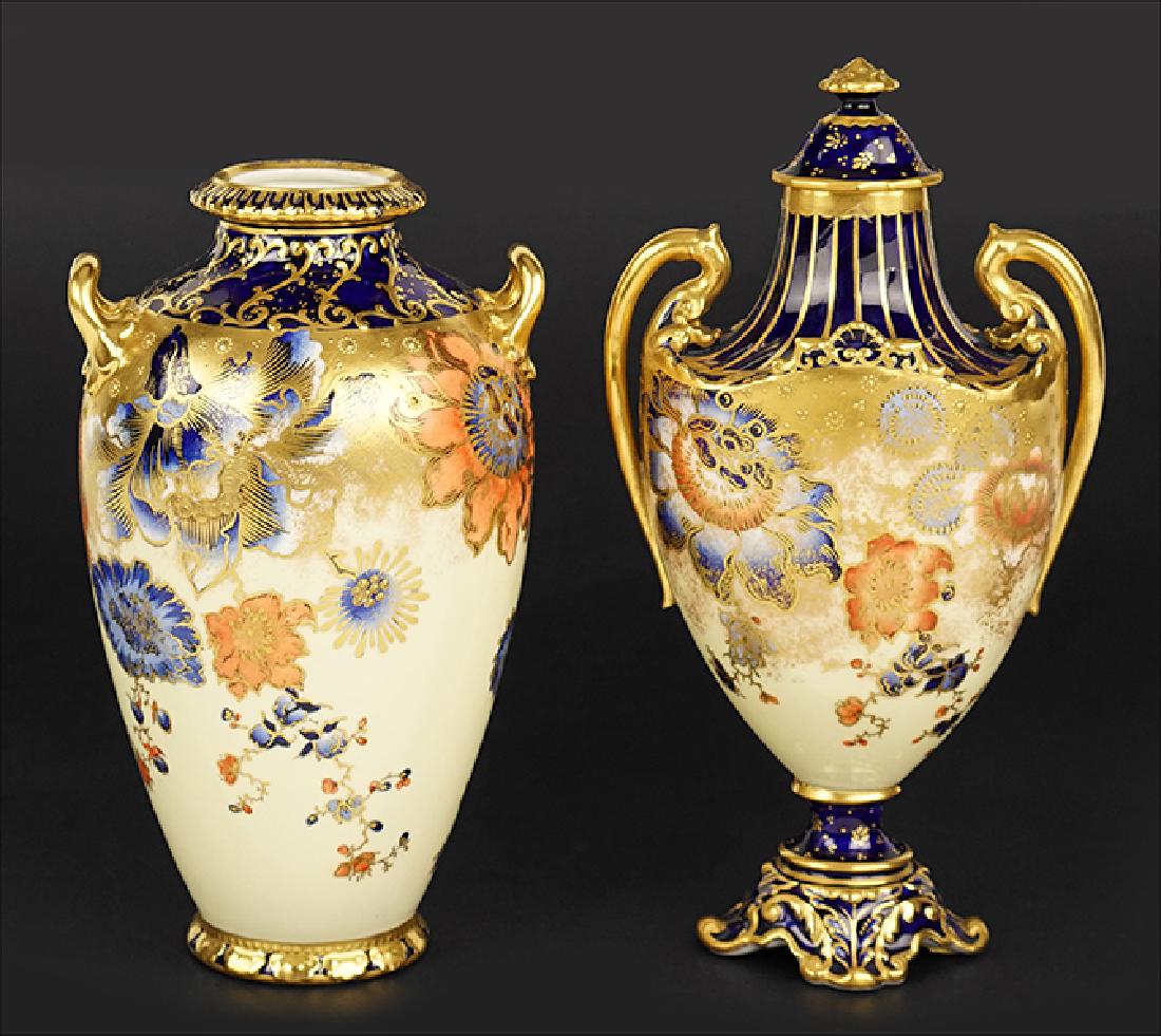 Two Royal Crown Derby Gilt Porcelain Items. (1 of 1)