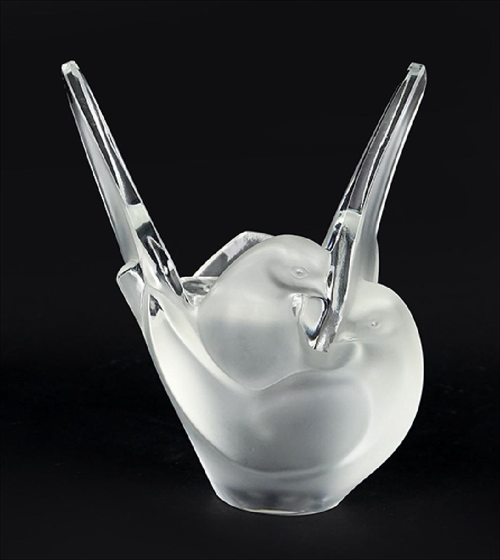 A Lalique 'Sylvie' Vase. (1 of 1)