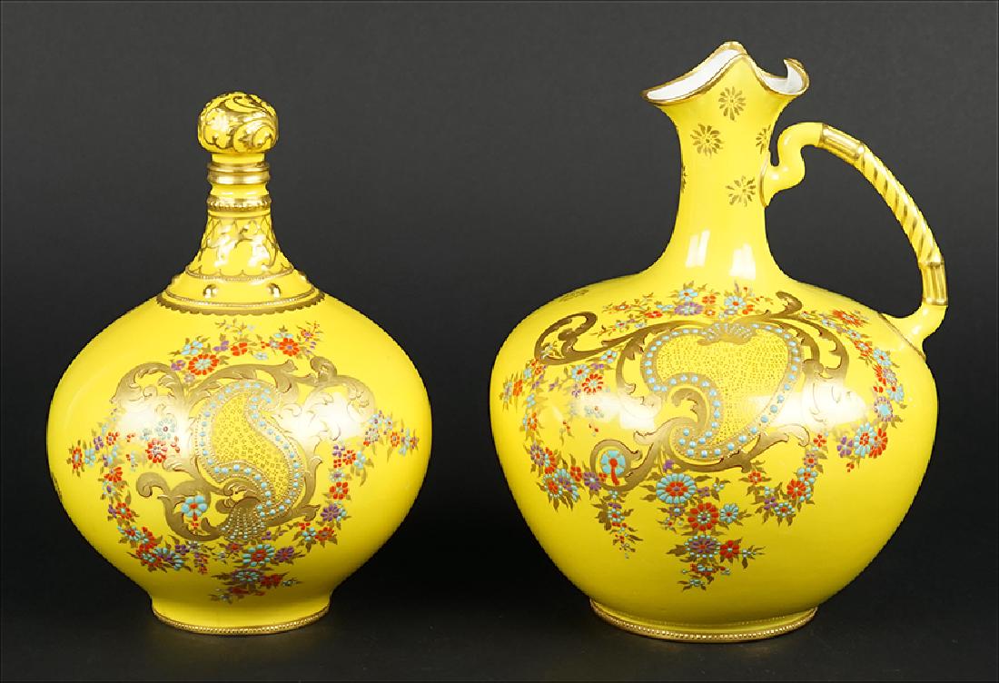 Two Royal Crown Derby Gilt Porcelain Articles. (1 of 1)