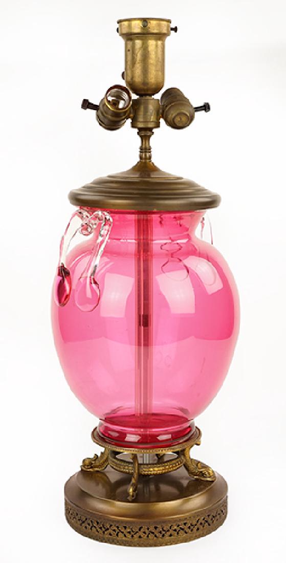 A Steuben Table Lamp. (1 of 1)