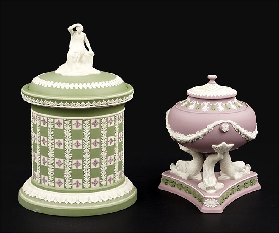 A Wedgewood Jasperware Tricolor Pastille Burner. (1 of 1)