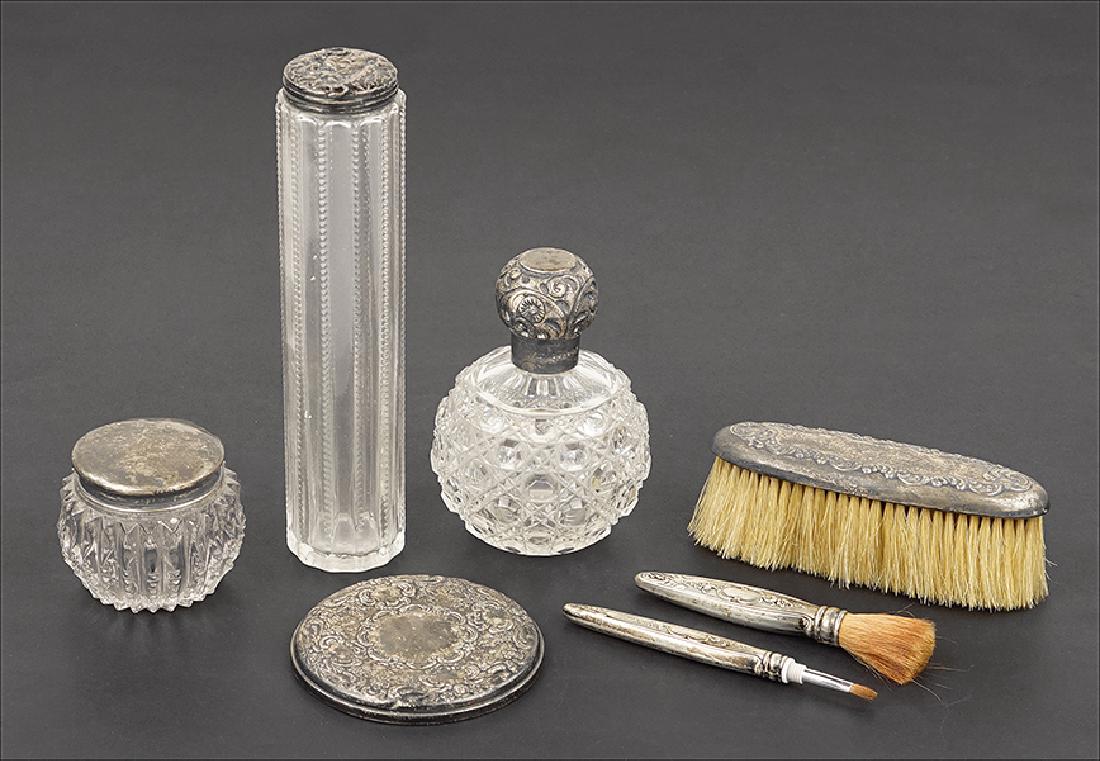 A Collection of Sterling Silver Vanity Items. (1 of 1)
