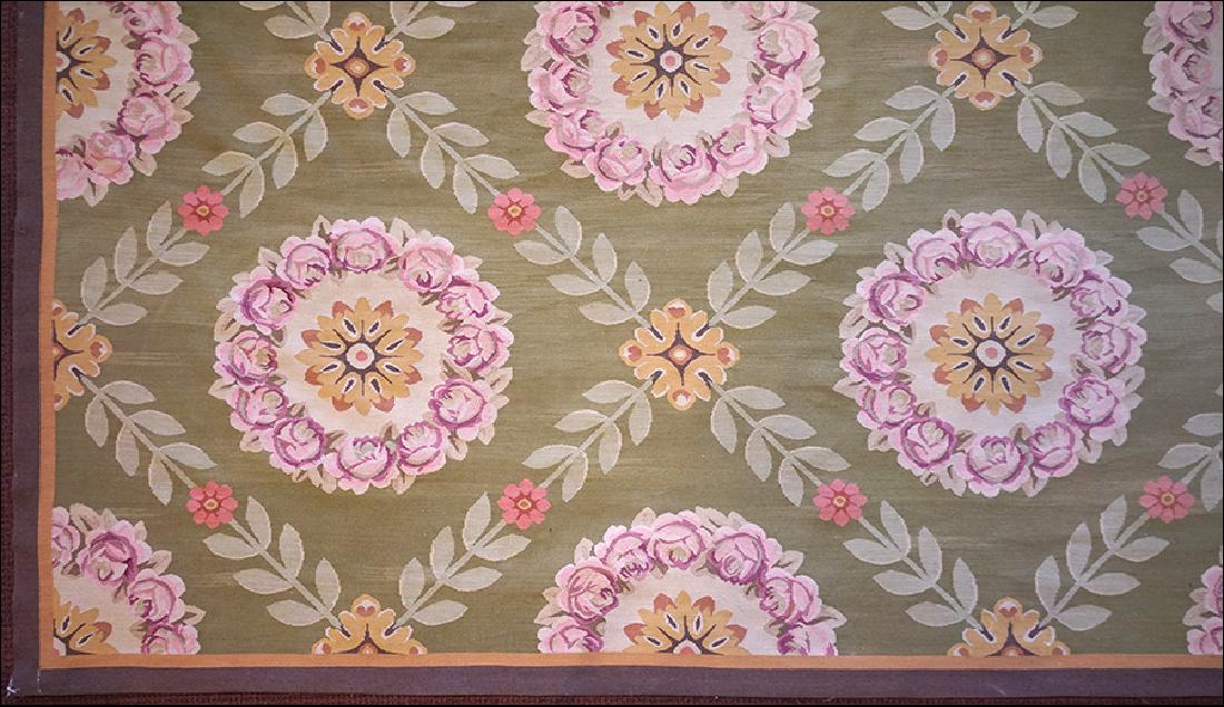 An Aubusson Carpet.: An Aubusson Carpet. 12'8" x 9'2"