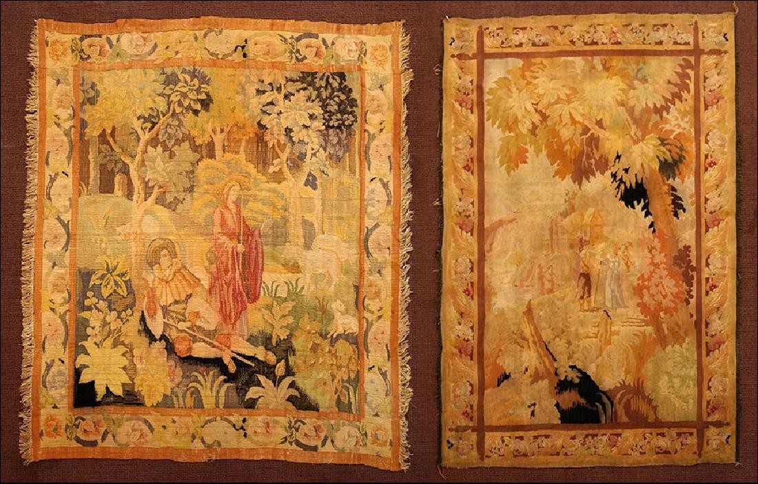 Two 19th Century German 'Berlin Tapestry' Panels. (1 of 1)