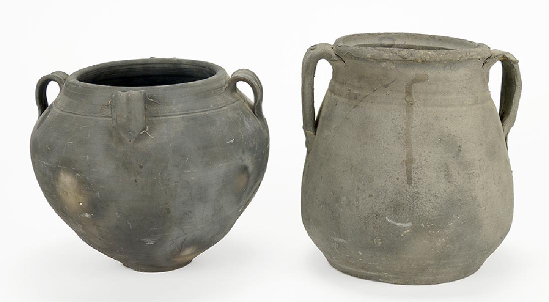 Two Native American Matte Glazed Pottery Vessels. (1 of 1)