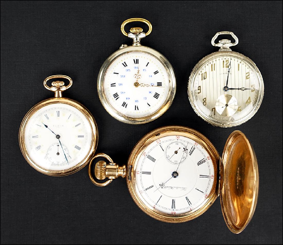 Four Goldfilled Pocket Watches. (1 of 1)