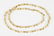 An Italian 18 Karat Yellow Gold Necklace.