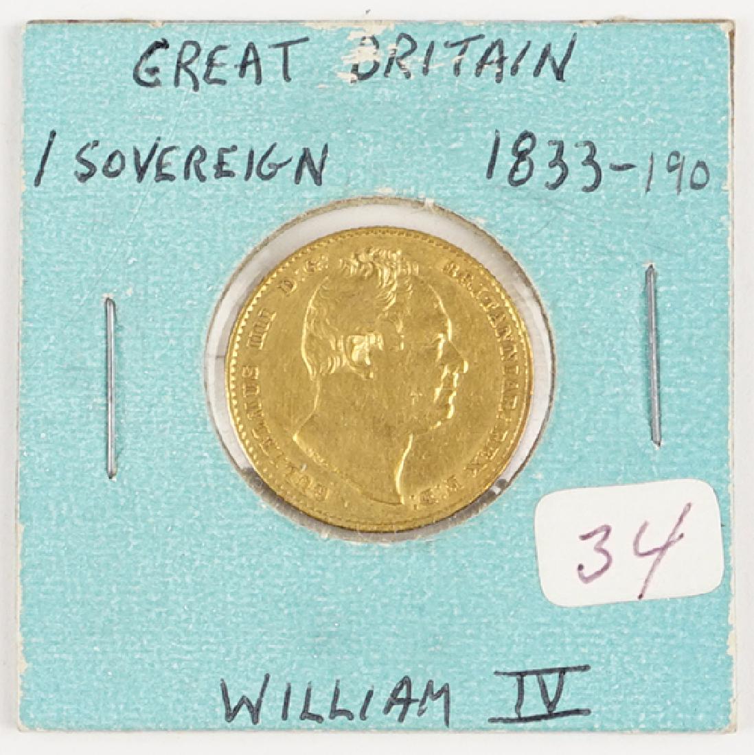 A British Gold Coin. (1 of 1)