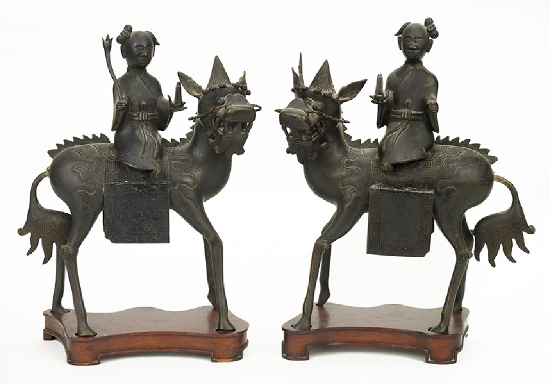 A Pair of Chinese Figures. (1 of 1)