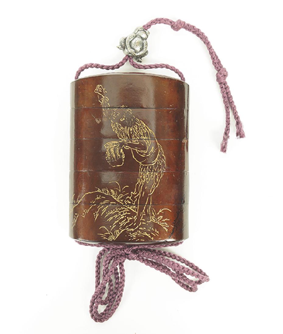 A Japanese Five-Section Inro. (1 of 1)