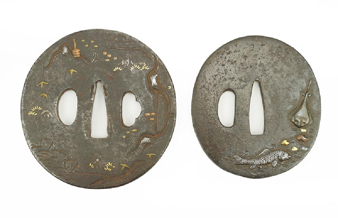 Two Japanese Tsuba. (1 of 1)