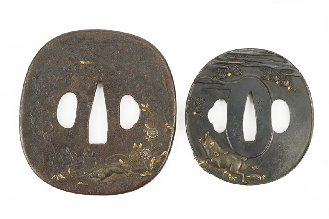 Two Japanese Tsuba. (1 of 1)