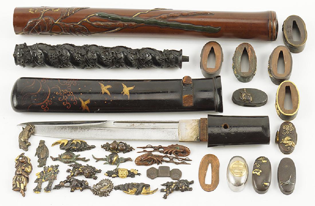 A Collection of Japanese Sword Ornaments.