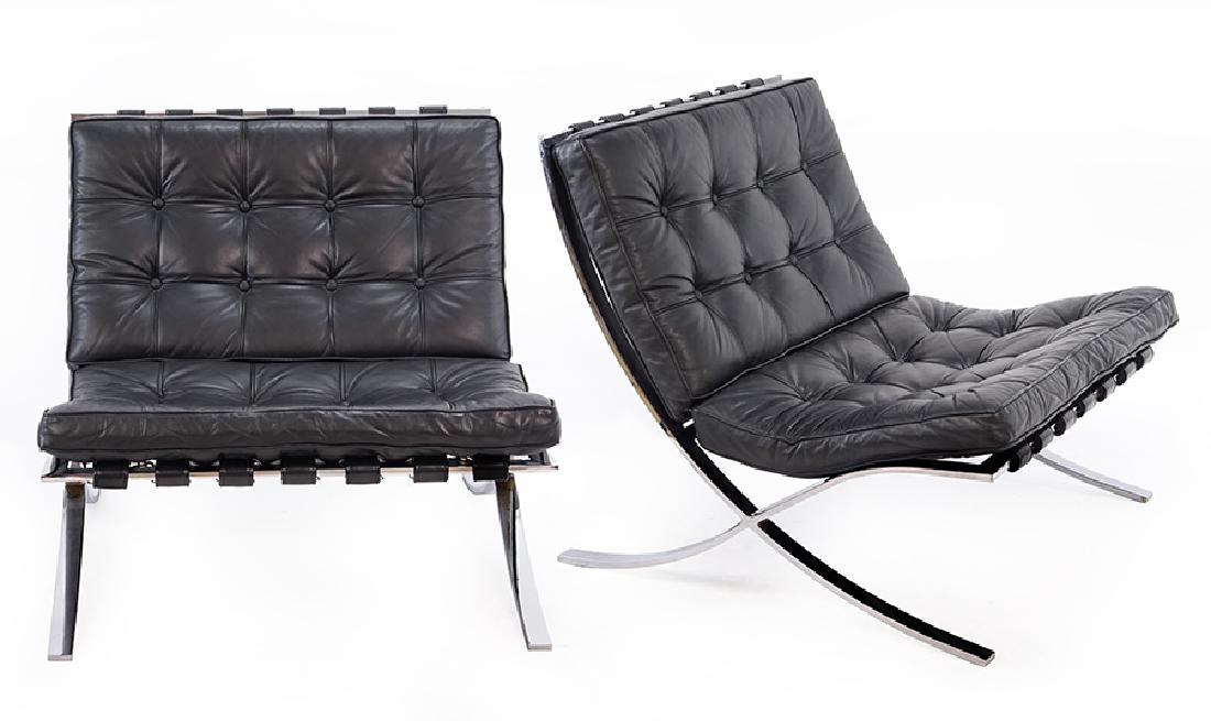 A Pair of Barcelona Style Chairs. (1 of 1)