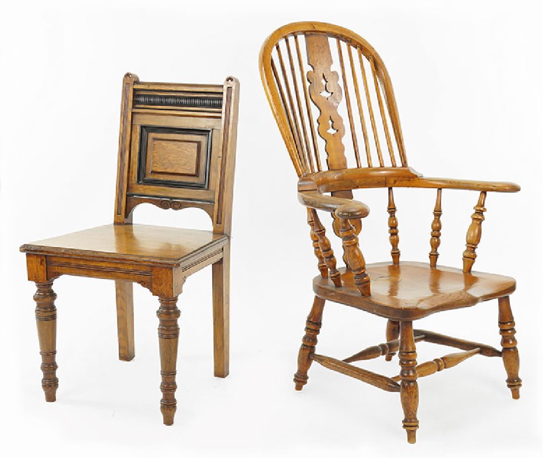 An Oak Windsor Chair. (1 of 1)