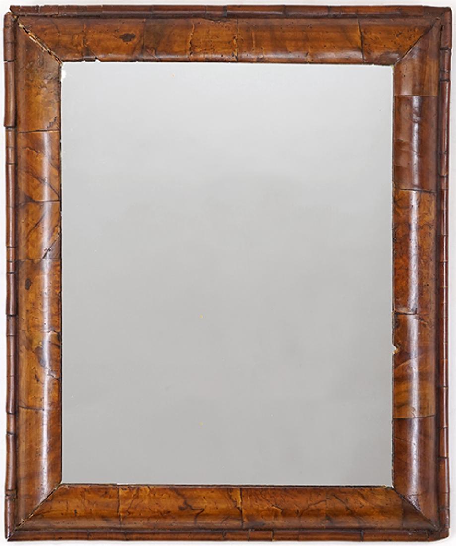 A 17th Century Continental Burl Walnut Cushion Frame. (1 of 1)