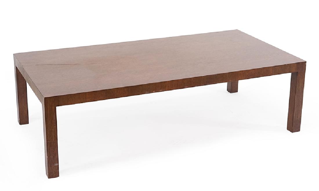 A Knoll Cocktail Table.: A Knoll Cocktail Table. Labeled "Knoll Studios" 16" x 54" x 27.5"