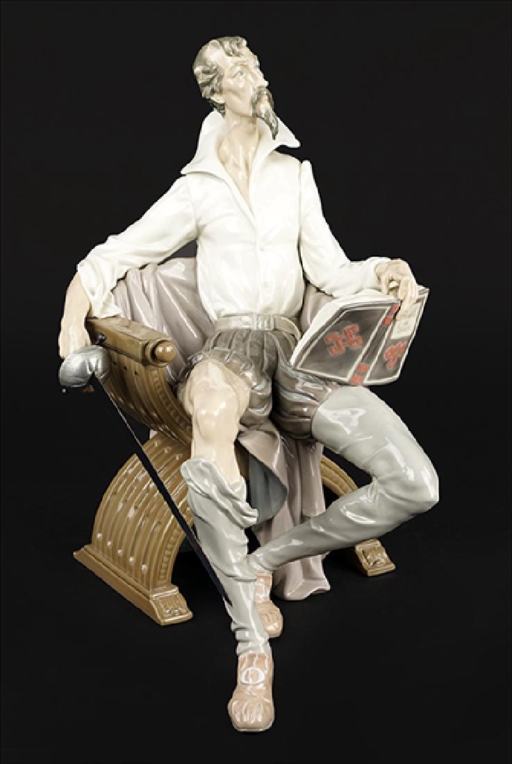 A Lladro Porcelain Figure 'Man Of La Mancha'.