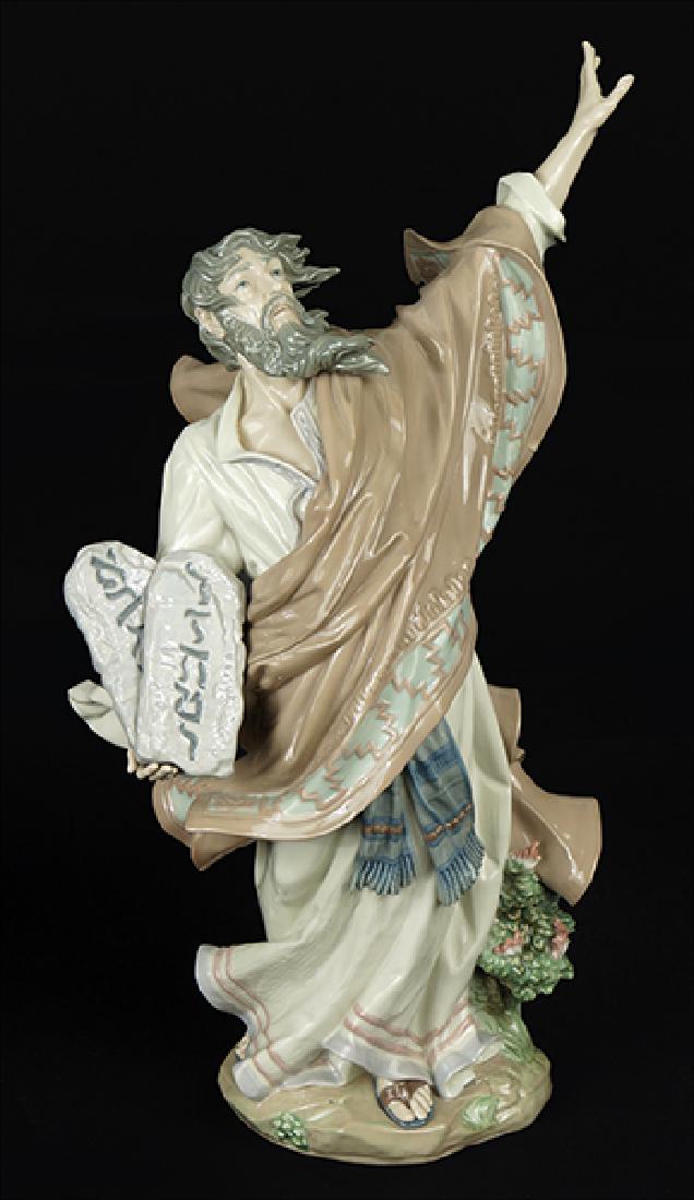 A Lladro Figure 'Moses And The Ten Commandments'. (1 of 2)
