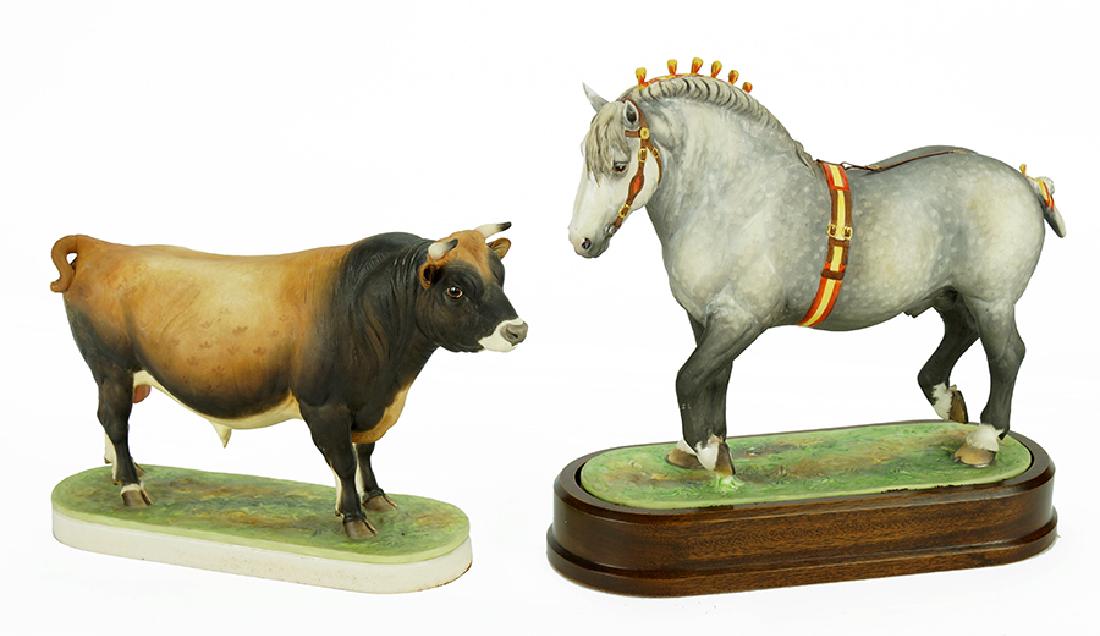 Two Royal Worcester Porcelain Figures. (1 of 8)